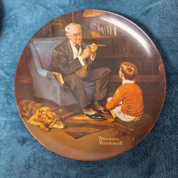 Norman Rockwell plates - Picture 4 of 6